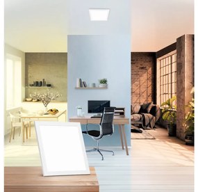 LEDVANCE Stropný smart LED panel SUN@HOME, 20W, 1800lm, 300x300mm, hranaté, biela