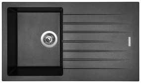 Granitový drez Sinks PERFECTO 860 Metalblack