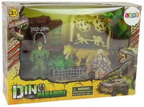 Lean Toys Veľká súprava Dinosaurov a figúrky s príslušenstvom – Dino Paradise