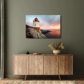 Obraz - Maják Castle Hill (90x60 cm)