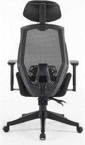 SI Q-406 M otočná stolička čierna