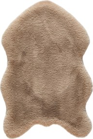 XXXLutz UMELÁ KOŽUŠINA, 60/90 cm, taupe Novel - Koberce - 007821016102