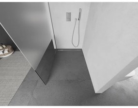 Mexen Kioto L, sprchová zástena Walk-In 90 x 200 cm, 8mm číre sklo-námraza, chrómový profil, 800-090-103-01-35