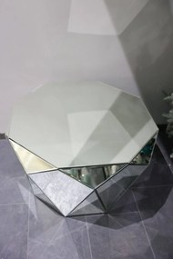 Zrkadlový konferenčný stolík Diamond 50cm 90cm