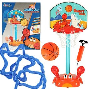 KIK Basketbalový kôš 2v1 + krab Ringo