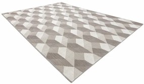 Koberec Floorlux sizal flat 48624/686 3D kocky