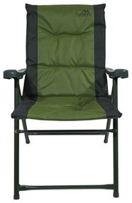 Zelená skladacia kempingová stolička