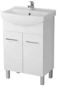 Cersanit Olivia, umývadlová skrinka 52cm, biela lesklá, S543-003-DSM