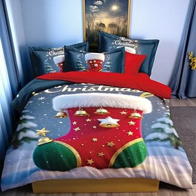 Obliečky Homa REMY CHRISTMAS SOCK 3-dielna sada 140x200 cm