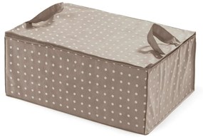 Béžový úložný obal Compactor Dots, 50 x 70 cm