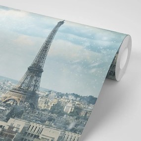 Fototapeta zimný Paríž - 300x200