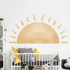 Detská samolepka na stenu 155x75 cm Watercolor Sun - Ambiance