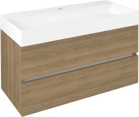 Sapho Sapho, ODETTA umývadlová skrinka 95x50x43,5cm, dub cuneo, DT100-2525