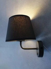 TK-LIGHTING Nástenná lampa BARTOLOMEO, sivá