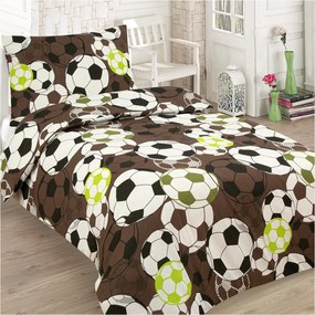 Bavlnené posteľné obliečky football FBO201