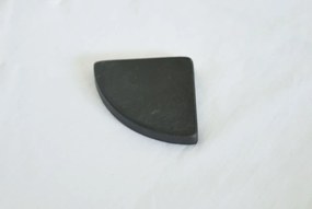 Podložky pod kvetináč PUT, umelý kamen, 7 x 7 cm, 4-set, sivá