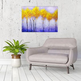 Obraz žltých stromov (70x50 cm)