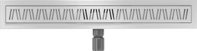 Mexen Flat nerezový sprchový žľab 70 cm vzor M22, 1029070-15