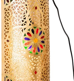 Mosadzná nástenná lampa Dafira