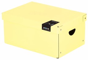 Krabica laminovaná PASTELINI žltá veľká
