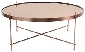 Konferenčný stolík v medenej farbe Zuiver Cupid XXL