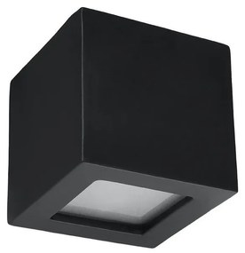 Sollux SL.0872 - Nástenné svietidlo LEO 1xE27/60W/230V čierna