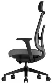 Kancelárska ergonomická stolička K42 — sieť, látka, čierna / viac farieb Zelená