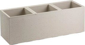 Květináč na kolečkách BETONIQUE 90x30 cm béžový