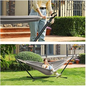 Hojdacia sieť 210 x 150 cm + stojan SONGMICS GHS001G01