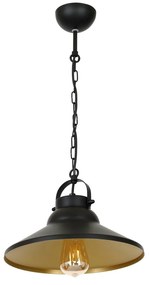 Luster na reťazi IRON 1xE27/60W/230V