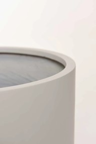 Okrúhly kvetináč CHICO, sklolaminát, priemer 45 x výška 50 cm, béžový