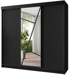 Skriňa Vena 200 čierna + čierna