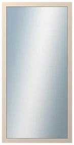 DANTIK - Zrkadlo v rámu, rozmer s rámom 60x120 cm z lišty 4020 biela prederaná (2766)