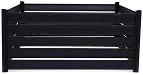 Kompostér Trestles 1100×2100×1000 mm, čierny KOMP1-9005