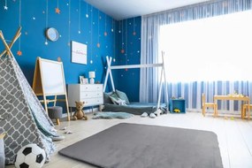 Protišmykový koberec RABBIT strieborný