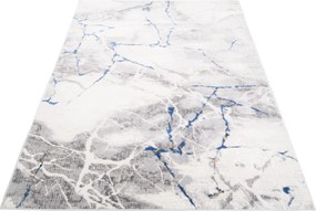 TA Koberec R216B L_GRAY/D_BLUE PORTLAND Rozmer: 200x200 cm