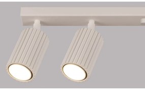 Krémovobiele bodové svietidlo 6,5x117 cm Gleam – Sollux