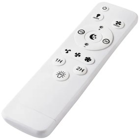 LED Stropné svietidlo s ventilátorom GEMMA LED/37W/230V biela + DO