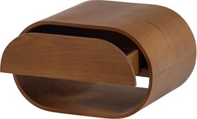 Poschodová polica v prírodnej farbe 39 cm Momo – WOOOD