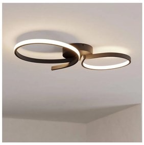 Eglo 901266 - LED Stropné svietidlo SERPINS LED/21W/230V 3000K čierna