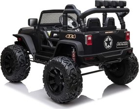 LEAN CARS Jeep JC666 batéria auto čierna lakovaná