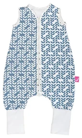 Vak spací mušelínový s nohavicami Blue Classics 12-18m 0,5 tog