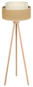 Duolla - Stojacia lampa YUTE BOHO 1xE27/15W/230V pr. 45 cm hnedá/krémová