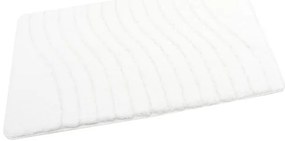 Kúpeľňový koberček Sara biely, vlny