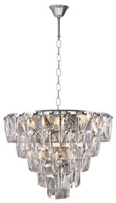 Krištáľový luster na reťazi CHELSEA 6xE14/40W/230V