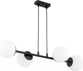 Brilagi - Luster na lanku MILO 4xE27/60W/230V čierna