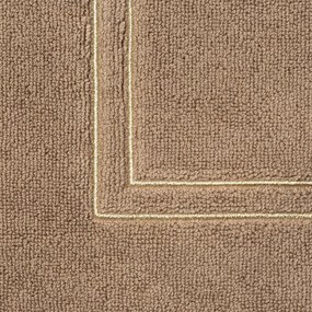 Dekorstudio Kúpeľňový koberec OLIVIA so zlatou výšivkou - béžový