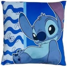 Mister License Company S.L. - Detský vankúšik Lilo &amp; Stitch - modrý / 38 x 38 cm