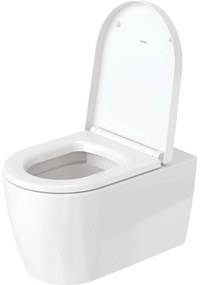 DURAVIT ME by Starck závesné WC Rimless s hlbokým splachovaním, 370 x 570 mm, biela, s povrchom HygieneGlaze, 2529092000