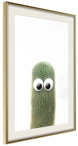 Artgeist Plagát - Prickly Friend [Poster] Veľkosť: 40x60, Verzia: Zlatý rám s passe-partout